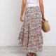 thumbnail image 3 of Falda con estampado floral, falda floral elástica para mujer, falda floral de verano, rendimiento inigualable, 3 of 4