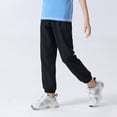 thumbnail image 5 of Hotiary Toddler Baby Sweatpants Boys Girls Ice Silk Thin Sun Protection Quick Dry Trousers Kids Teen Running Athletic Workout Bug Pants for 4-14 Years, 5 of 8