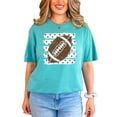 thumbnail image 6 of Football Polka Dot Shirt Women Teen Girls Game Day Football Tee, Espresso Shirt, L, 6 of 8