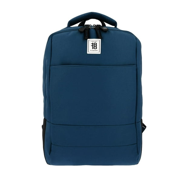 Mochila grande 1818 Unisex WYNN Azul con Porta Laptop de hasta 15.