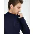thumbnail image 2 of SSLR Turtleneck Thermal Shirts for Men Long Sleeve Shirts Fleece Lined Tops Mock Neck Base Layer, 2 of 7