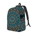 thumbnail image 2 of Daiia Mandala Vintage Canvas Backpack for Men and Women ,Hiking Backpack,Travel Laptop Bag for School,Large Capacity Backpack, 2 of 8