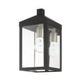 thumbnail image 2 of Livex Lighting  Outdoor Wall Lantern 1 Light Black, 2 of 9