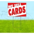 thumbnail image 1 of We Sell Cards (18" x 24") Yard Sign, Includes Metal Step Stake, 1 of 6