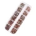 thumbnail image 1 of Vogacara 1 bolsa de cristal llamativo fácil de pegar diamantes de imitación para uñas artesanía DIY diferentes estilos dulce regalo para teléfono Juegos de manicura tipo 6 Vogacara CE012309-08, 1 of 6