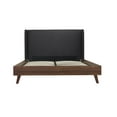 thumbnail image 4 of Topline Home Furnishings Queen Platform Bed with Upholstered Headboard, 4 of 8