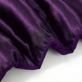 thumbnail image 6 of Whale Flotilla 3-Piece Reversible Silky Soft Twin Size Comforter Bedding Set, Luxurious Satin Comforters with 1 Satin Pillowcase, Lightweight Duvet for All Seasons, Deep Purple, 6 of 8