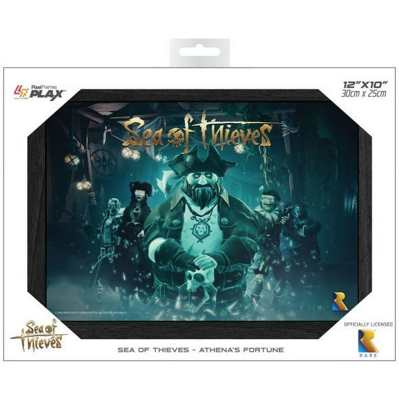Pixel Frames Plax Sea of Thieves - Athena's Fortune 10" X 12" Lenticular 3D Art