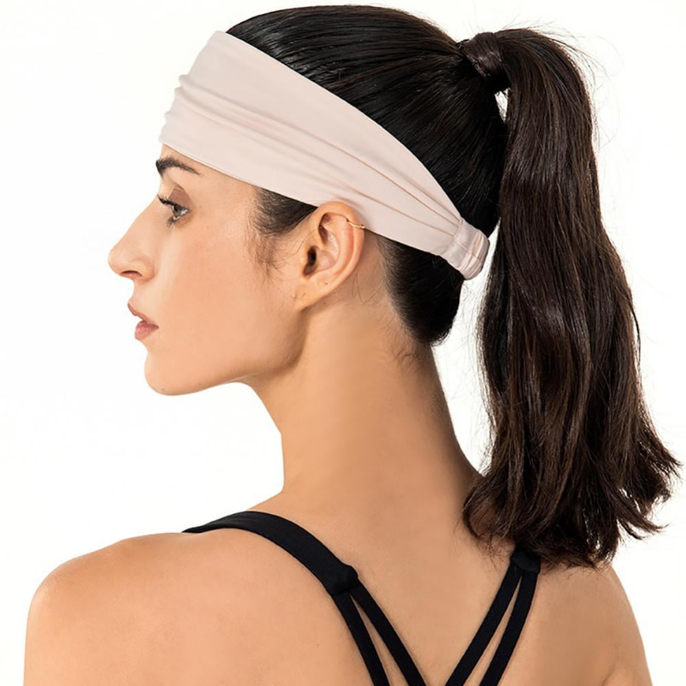 Details about   Women Wide Sports Yoga Headband Stretch Hairband Solid Color Hair Band Turban