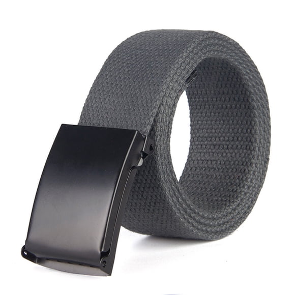 Men Women Fashion Waist Belt Narrow Stretch Dress Belt Pants Belt Buckle Canvas Waistband Belt mens belt Multicolor