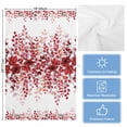 thumbnail image 5 of Red Eucalyptus Leaves 1 Pack Kitchen Towel, Water Absorbent Dish Towel, Summer Botanical Weeping Decorative Hand Towels - Quick Drying Cloth for Cooking Baking, 18x28 Inch, 5 of 8