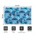 thumbnail image 5 of Blue Geometric Pattern Door Rugs,Washable Non Slip Door Mats Indoor,Decorative Door Mats,Entry Mat Indoor for Entrance,Bedroom,Kitchen,Bathroom,20"x32", 5 of 6