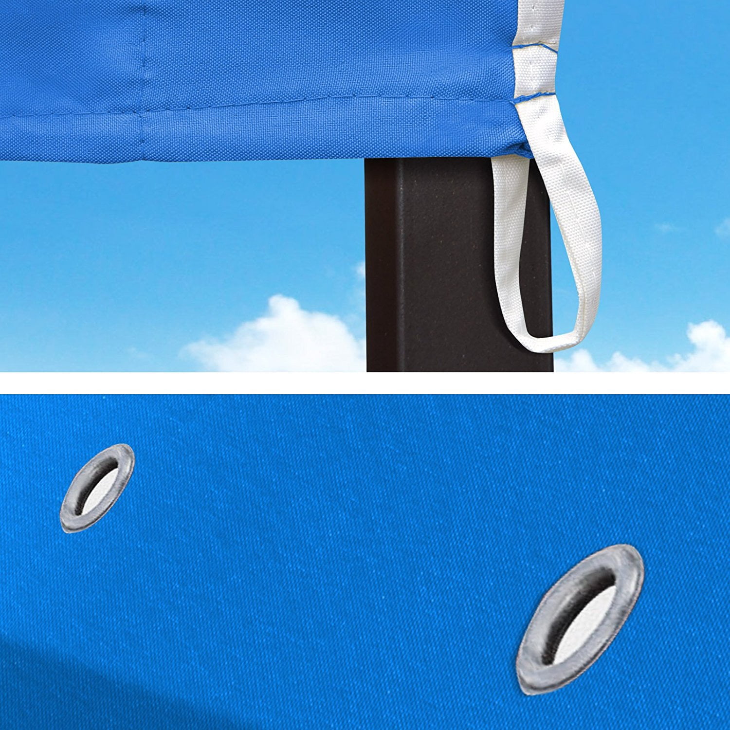 Sunny 10ft X 10ft Blue Pop Up instant Outdoor Canopy