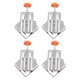 thumbnail image 1 of 4 Pack Stainless Steel Quick Splice Corner Clamps 90 Degree Right Angle Clamps for Woodworking DIY Projects, 1 of 2