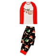 thumbnail image 3 of SYNPOS Matching Family Pajamas Sets Christmas PJ's with Sloth Printed Long Sleeve Tee and Bottom Loungewear Sleepwear, 3 of 9