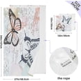 thumbnail image 3 of Dreamtimes Lettering and Butterfly Bath Towels Set 1 Bath Towel 1 Washcloth Extra Absorbent 100% Cotton Towels, Super Soft Bathroom Towels for Home, Hotel, 3 of 7