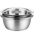 thumbnail image 4 of Juego de cuencos de acero inoxidable, juego de tamiz y cuenco para mezclar de acero inoxidable, colador, tamiz de cocina, tamiz de pasta, cuenco para lavar arroz, juego de cuencos tamizadores para, 4 of 8
