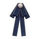 thumbnail image 5 of Broche de lazo para mujer, elegante, a la moda, regalo, cinta, lazo, accesorios de ropa Azul marino, 5 of 9