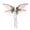 Pink, variant on Helii Women's Butterfly Fairy Wings with Floral Leaf Vine Decor, Lightweight Sheer Organza Wings for Adults, Sparkly Halloween Party Costume Accessory for Photo Shoot Stage Purple,One Size