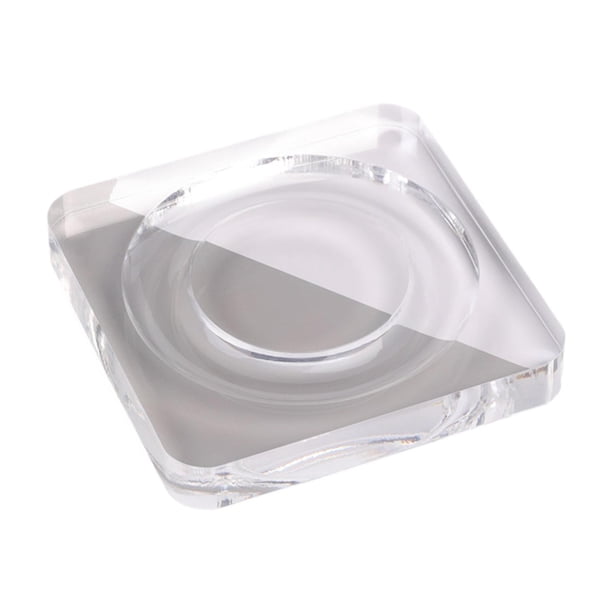 Tablero de abalorios transparente, bandeja de exhibición de acrílico, bandeja para manualidades, tablero de abalorios de joyería de acrílico para de Plato cuadrado