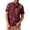 A264-Wine, variant on Kalauyu Button Down Shirts for Men Plaid Print Short Sleeve Shirts Casual Button-Up Blouse Summer Beach Outdoor Daily Wear Tops