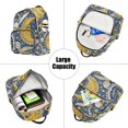 thumbnail image 5 of JIALIOU Mini Backpack Purse for Women Quilted Casual Daypack Small Travel Shoulder Bag, Vintage Celestial Tarot, 5 of 7