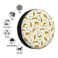 thumbnail image 4 of Naloa Leopard Print PVC Leather Spare Tire Wheel Cover for Car Truck SUV Camper Trailer Universal Fit many size17 inch, 4 of 6