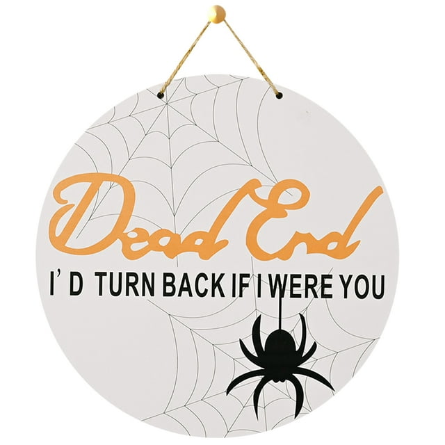 Coofit Halloween Signe de Porte Pendaison Festival Signe de Porte de Bienvenue Décoration de Porte d'Entrée