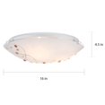 thumbnail image 4 of Porch & Den  Eugie Polished Chrome Large 3-light Flush Mount - Silver, 4 of 4