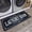 Black, variant on Laundry Room Rug Runner Non Slip Laundry Mats Mudroom Runner Farmhouse Kitchen Floor Mat Bathroom Laundry Room Decor Accessories(Blue, 16 X 48 inch)