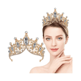 thumbnail image 2 of Corona DE Princesa Accesorios De Tiara Diadema Belug Dorado, 2 of 5