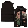 thumbnail image 4 of Chalecos de invierno para hombre, chaleco con estampado de moda de ave fénix, chaquetas y chalecos casuales cálidos para hombre 2024, chaleco de viento frío para hombre, 4 of 5
