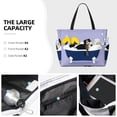 thumbnail image 3 of KLL Bernese Mountain Dog Sitting Bath Tub Print Large Beach Tote Bag Women Waterproof Sandproof Zipper Beach Tote Bag for Pool Gym Grocery Travel with Wet Pocket, 3 of 7