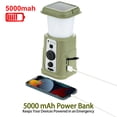 thumbnail image 2 of Multifunctional Camping Light LED Campsite Lantern AM/FM/WB/NOAA Weather Radio Portable Solar Hand-Crank Power Banks Support 4 Power Supplys 3 Light Modes for Outdoor Emergencys, 2 of 7