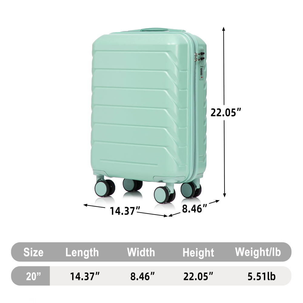 28 Inch ABS Hard Shell Large Travel Checked Luggage - Scratch Resistant Surface Four Multi-Directional Wheels,  With Combination Lock and Side Hooks .(Silver)