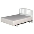 thumbnail image 5 of Hillsdale Furniture Carolina Wood Full/Queen Headboard with Bed Frame, White, 5 of 9