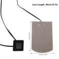 thumbnail image 3 of 1 Pair of Composite Fiber Electric Socks USB Heating Film Keep Warm in Winter Outdoor Sports, 3 of 4