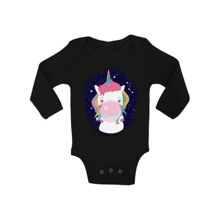

Awkward Styles Unicorn Bodysuit Long Sleeve for Baby Boy and Baby Girl Cute Unicorn Outfit for Birthday Party Gift for 1 Year Old Animal Lover Clothing for Kids Baby Shower Gifts