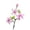 C004- Light Purple, variant on Magnolia Flowers, Artificial Flower Stems, 36 In, Silk Flowers for Wedding, Table Decor Centerpieces, Home Decorations for Living Room, Coffee Table Decor, Cream Yellow, 1 Pc