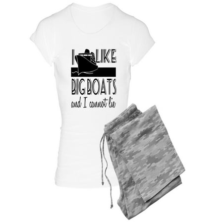 

CafePress - I Like Big Boats - Women s Light Pajamas