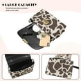 thumbnail image 4 of Pzuqiu Cow Print Crossbody Bags Leather Women Soft Versatile Lightness Quilted Leather Crossbody Bags for Women with Chain Strap Fashion for Daily Use and Travel, 4 of 7