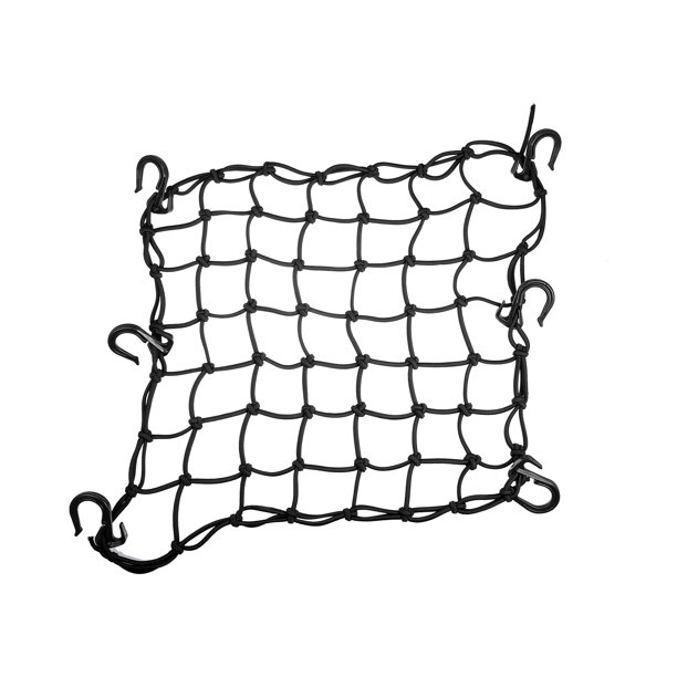 1uds 40x40cm 49 Agujeros Motocicleta Equipaje Carga Rojo Negro