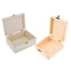 thumbnail image 1 of Caja de Almacenamiento de joyería Yinane de madera DIY 2 Piezas, 1 of 7