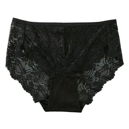 Black Medium Womens Underwear Lace Bikini Underwear Women Panties Stretch Soft Ladies Women Panties Plus Size Boxes Hipster Briefs Underwear Lady Women Cotton Panties Pac