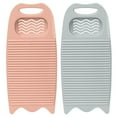 thumbnail image 3 of Non-Slip Thickened Plastic Laundry Board,Creative Scrubbing Washboard for Home Use,Strong Decontamination And No Hand Injury Design,for Hand Washing Clothes and Laundry Supplies(Grey), 3 of 4