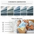 thumbnail image 5 of Simple&Opulence 100% Linen Duvet Cover Set, 3 Piece Belgian Flax Breathable Bedding, Queen Size 88''x92'' (1 Comforter Cover+2 Pillowshams) with Tie Closure Style,Dusty Blue, 5 of 6