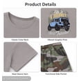 thumbnail image 6 of Beezizac Boys Summer Pajama Set, 2-Piece Jeep Camo PJs‌ - Short Sleeves & Shorts Soft Sleepwear Size 10, 6 of 7