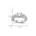 thumbnail image 4 of 1.00 Carat (Ctw VS2-VS1, D-E-F) IGI Certified Lab-Grown Diamond Solitaire Engagement Ring 14K White Gold for Women, 4 of 6