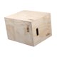 thumbnail image 3 of Cajón de madera 3 en 1 para ejercicios de agilidad y saltos, equipo multiusos para ejercicios de escalón 12x14x16 pulgada, 3 of 8