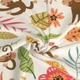 thumbnail image 3 of Wukai Monkeys in the Jungle Women’s Short Sarongs Beach Wrap Bikini Bottom Short Skirt Chiffon Scarf for Swimwear, 3 of 4